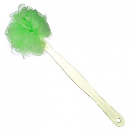 Мочалка с усиленной ручкой 42см круглая 361-024