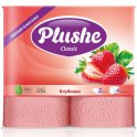 Бумага туалетная Plushe 2-сл 4шт. по 18м цветная Classic