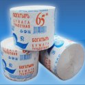 Бумага туалетная б/дыр.Богатырь 65м