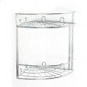 Полка хром ARTEX SLIM угловая 2-ярус 271038 478-014