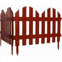 Заборчик декор. д/клумб и цветов 2.9м*33см пластик (7 секц.) Флорида