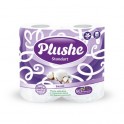 Бумага туалетная Plushe 2-сл 4шт. по 20м белый Standart New