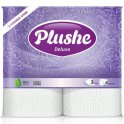 Бумага туалетная Plushe 3-сл 4шт. по 20м белый,аромат Deluxe