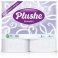 Бумага туалетная Plushe 2-сл 4шт. по 25м белый Standart