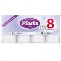 Бумага туалетная Plushe 2-сл 8шт. по 15м белый Light