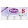 Бумага туалетная Plushe 2-сл 8шт. по 15м белый Light