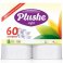 Бумага туалетная Plushe 2-сл 4шт. по 15м белый Lighe