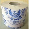 Бумага туалетная с/втулкой Любавушка Стандарт 55 110гр. 1сл перф. роз.