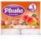 Бумага туалетная Plushe 3-сл 4шт. по 15м белый,аромат Deluxe Light